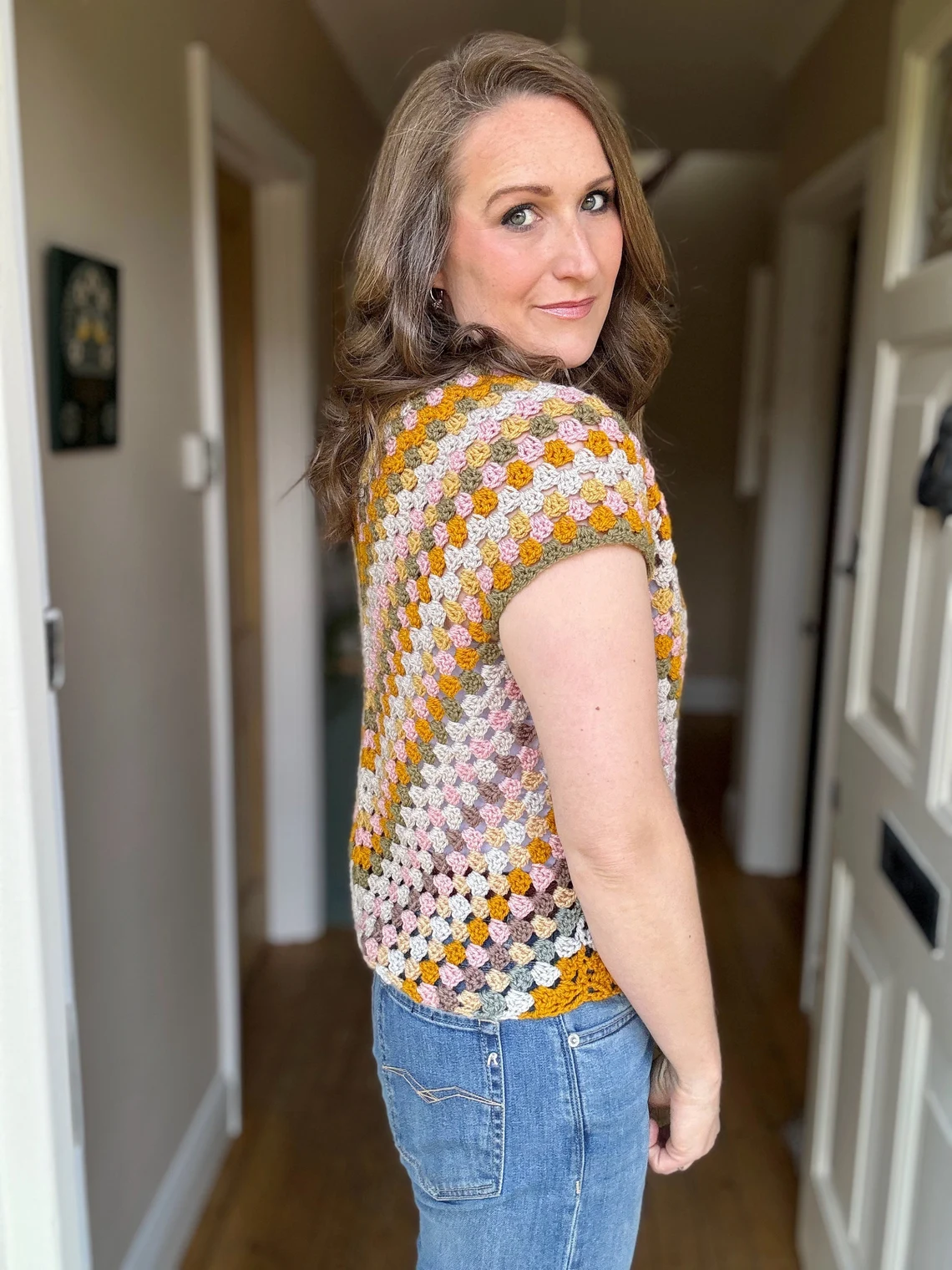 Top Down Granny Stitch Sweater Crochet Pattern PDF - Image 7