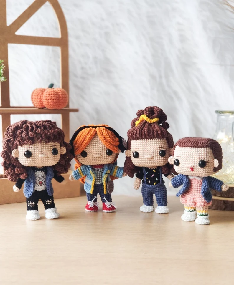 Stranger Things Amigurumi Pattern Pack PDF