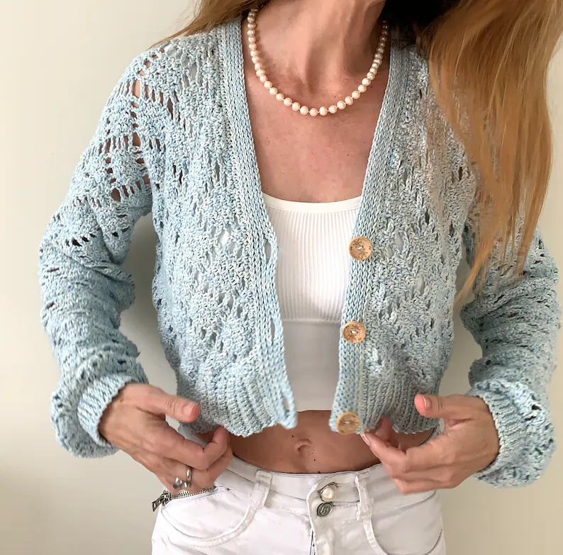 Gemma Cardigan Crochet Pattern PDF - Image 7