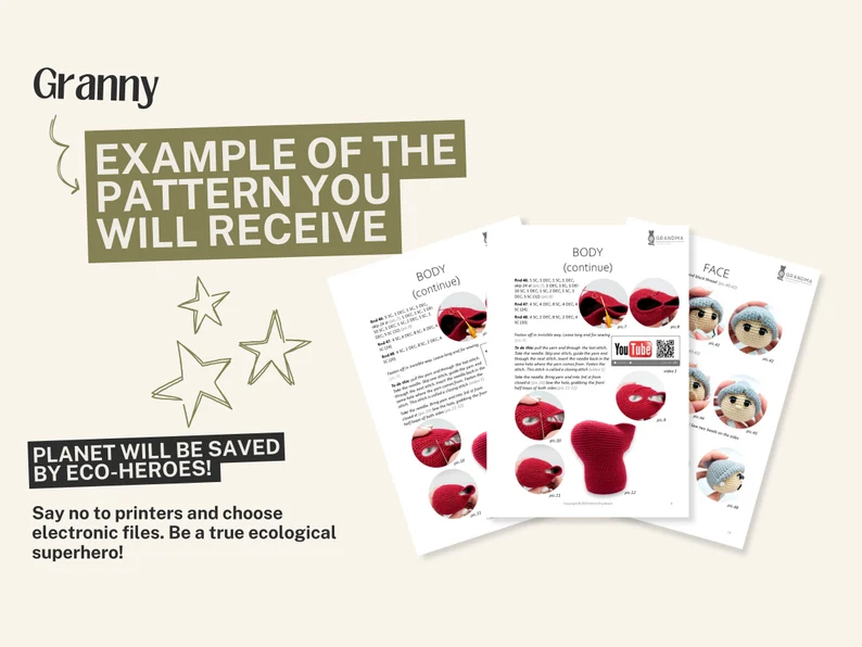Granny Crochet Pattern PDF Multilingual - Image 6