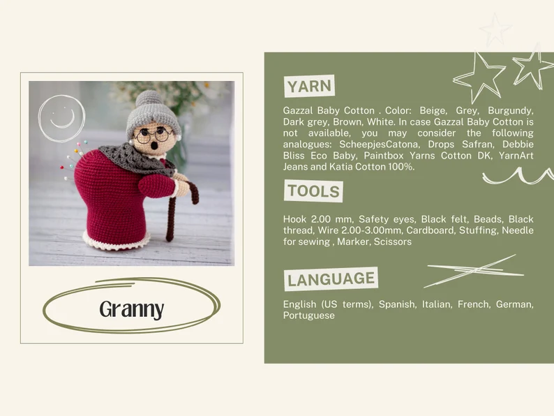 Granny Crochet Pattern PDF Multilingual - Image 5