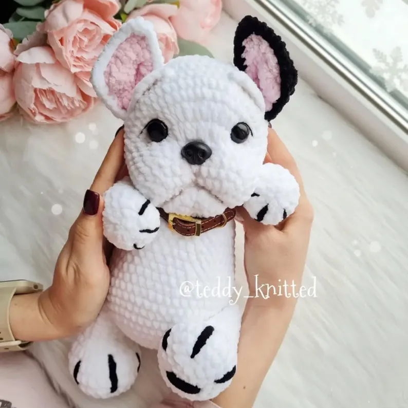 2 in 1 Dog Crochet Pattern – Bulldog & Pug Plush Amigurumi (PDF English) - Image 6
