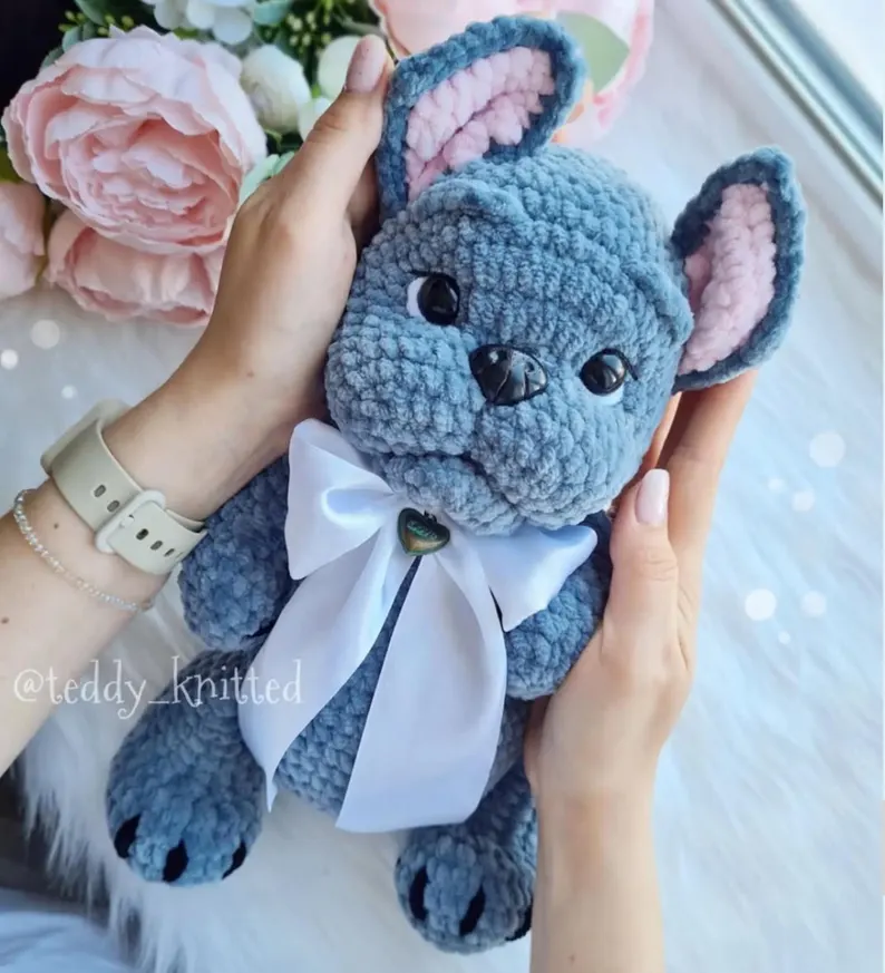 2 in 1 Dog Crochet Pattern – Bulldog & Pug Plush Amigurumi (PDF English) - Image 5