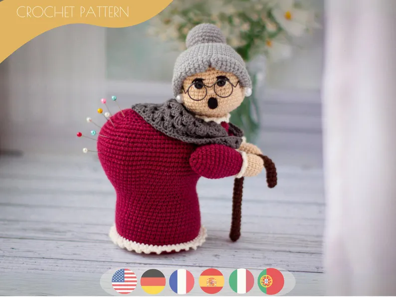 Granny Crochet Pattern  PDF Multilingual